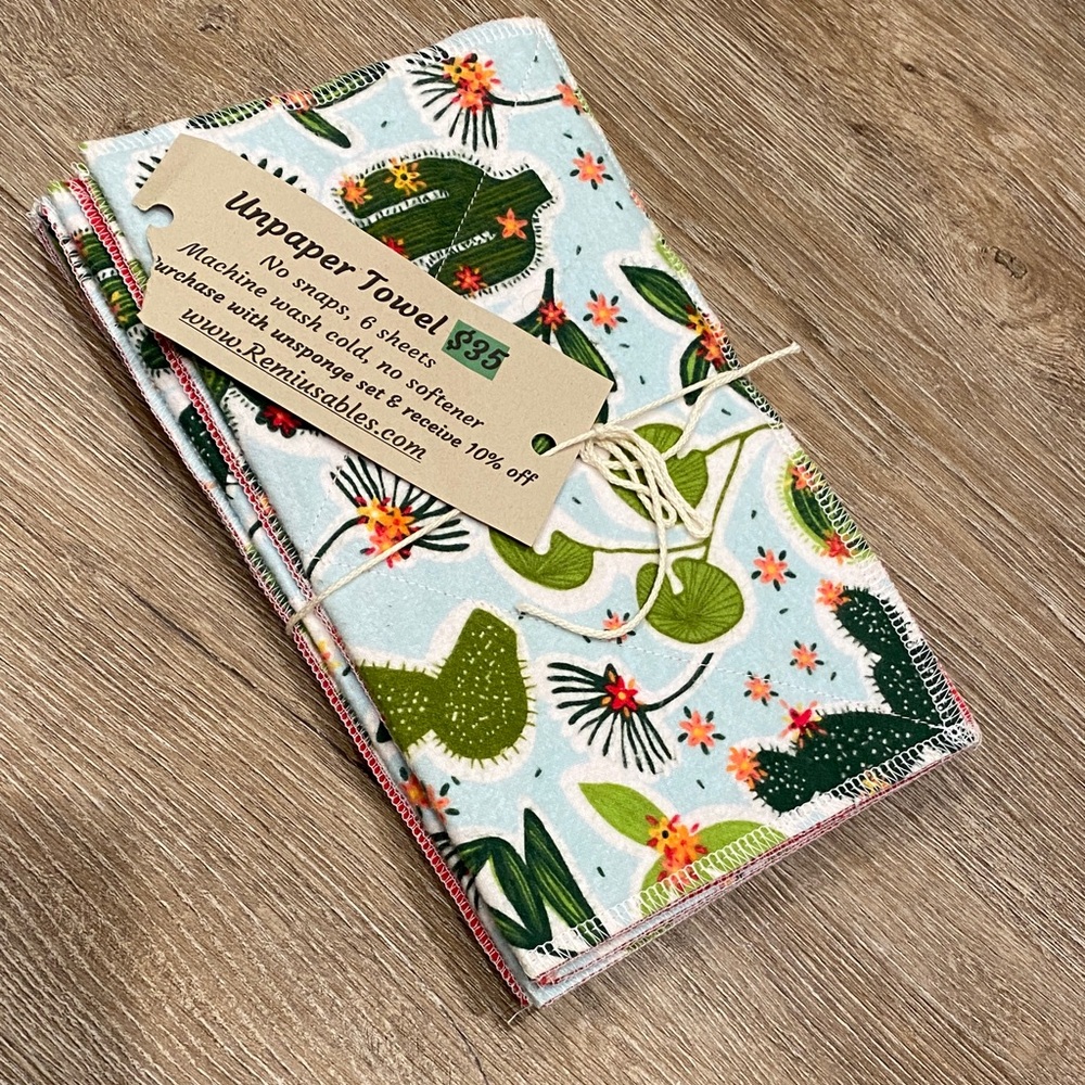 🚚 Cactus Print Unpaper Towels